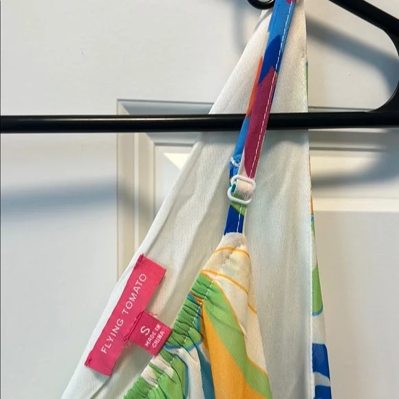 Flying Tomato Floral Maxi Dress - Blue, Green, Orange - Picture 7 of 12